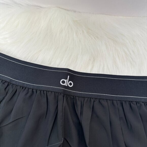 Alo Black Double Layer Sports Shorts Women's Size M - Picture 9 of 9
